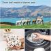 Laundry Wool Dryer Balls Natural Downy Laundry Fabric Softener Beads Reusable for Dryer 6 Pack XL Baby Safe with Lucky Panda Save Drying Time - Buy Online on GoSupps.com