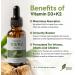 Vitamin D Drops with Vitamin K2 for Supreme Absorption | Liquid D3 Supplement for Women, Men, Kids - Buy Online on GoSupps.com