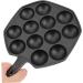 HOMSFOU Snail Pan Meat Balls Seafood Dish Crepe Pancake Pan Maker Skillet Poffertjes Pan Baking Plate Octopus Ball Pan Electric Griddles Escargot Grilling Plate Pie Iron Quail Eggs - Buy Online on GoSupps.com