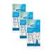 Dentek Fresh & White Dental Side - with microcrystals - for whiter interdental spaces - dental floss with mint taste - toothpick - tongue scrap 3 x 36 pieces 36 pieces (3 pack)