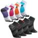 8 Pairs Compression Socks for Men Women Plantar Fasciitis Socks Ankle Compression Socsk for Ankle Support Pain Relief Flying Running