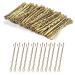 180 Pieces Bobby Pins Hair Clips Hair Grips Kirby Grips - Womens Girls Hair Styling Pins with Storage Box Black Blonde & Brown