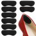 Heel Pads for Shoes Too Big 4 Pairs Heel Grips Liner Cushions Inserts for Loose Shoes Heel Grips Protectors for Blisters Pain Filler Make Shoes Fit Tighter Rubbing Prevent Slip for Women Men