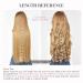 REECHO Invisible Wire Hair Extensions | Curly Wavy Secret Hairpiece 20 Inch - Light Blonde - Buy Online on GoSupps.com
