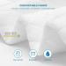 Tbfit Cervical Pillow - Contour Memory Foam for Neck Pain Relief - Orthopedic Support for Side, Back, Stomach Sleepers (Grey) - Buy Online on GoSupps.com