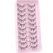 Manga Lashes Korean Natural Anime Eyelashes Wispy 3D Curl 15MM Clear Band - 10 Pairs by Mavphnee - Natural Wispy - Buy Online on GoSupps.com