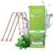 TONGUE CLEANER PACK OF 3 COPPER TONGUE SCRAPER STOP BAD BREATHE LIMPIADOR DE LENGUAY ORAL CARE FOR ADULT METALLIC
