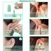 Exgox Super Soft Foam Earplugs - 38dB SNR 60 Pairs Comfortable Fit for Sleeping Snoring Travel & Concerts - Mint Green - Buy Online on GoSupps.com