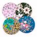 XL 4 Pack Double Layer Waterproof Satin Shower Caps for Women - Reusable & Extra Large Bathing Hat - Buy Online on GoSupps.com