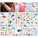 160Pcs Cartoon Ocean Animals Fish Temporary Tattoos for Kids - Waterproof Cute Fake Tattoo Stickers for Children Birthday Party - Girls Boys Gifts Favors - Buy Online on GoSupps.com