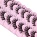 FANXITON 3D Fluffy Manga Cat Eye Mink Lashes - 7 Pairs Pack - Buy Online on GoSupps.com