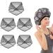 5PCS Cotton Triangle Hair Net For Rollers Sleeping Crochet Hair Net Women Hair Net Mesh Hair Net Triangular Hair Setting Net For Sleeping Hair Net For Sleeping33   17  17inches(black)