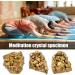 Crystal Cluster | Stone Electroplated Golden Crystal | Mineral Specimen Natural Gemstone Ornament for Collection Meditation Home Decor Crafts - Buy Online on GoSupps.com