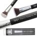 Nanshy Flat Kabuki Foundation Brush - Flawless Liquid & Cream Application | Onyx Black | International Shipping - Buy Online on GoSupps.com