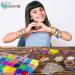 11,900+ Rubber Band Bracelet Refill Kit - 11,000 Loom Bands, 28 Colors, 600 S-Clips, 200 Beads, 30 Charms, 52 ABC Beads - Loom Bracelet Making Kit in Giftable Case - Buy Online on GoSupps.com