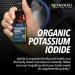 Organic Potassium Iodide Liquid Drops for Thyroid Support - Vegan Iodine Supplement, Metabolism Boost - 1-Year Supply - Buy Online on GoSupps.com