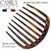 Camila Paris CP2431 Small Rounded Tortoise Shell French Twist Side Comb - Strong Hold Hair Clip for Women Bun Chignon - No Slip Styling, Made in France - Buy Online on GoSupps.com