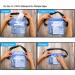 Waterproof Pouch with Waist Strap (2 Pack) - Keep Your Phone and Valuables Safe and Dry | Ideal for Boating, Swimming, Snorkeling, Kayaking | Ocean Blue + Jet Black - Buy Online on GoSupps.com