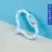 Curaprox Blue Baby Bite Ring with Rattle & Learning Toothbrush - BPA-Free - 1 Piece - Buy Online on GoSupps.com