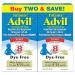 Infants' Advil Liquid Pain Reliever and Baby Fever Reducer Infant Ibuprofen Dye Free Pain Relief and Fever Medicine White Grape - 0.5 Fl Oz (2 Pack) 0.5 Fl Oz (Pack of 2)