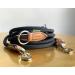 Leitengr n Dog Leash for Big Dogs | 3M Adjustable Devon Model | 3m Long x 1.1cm | Lightweight at 300g | Black with 2 Carabiners - Buy Online on GoSupps.com