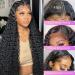 18 Deep Curly Glueless Wig | 180 Density 5X5 Closure | Beginner Friendly Brazilian Lace Front Wig for Black Women - Buy Online on GoSupps.com