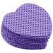 minkissy 200 Sheets Eyelash Cleaning Pads Lash Glue Wipes Nail Gel Pads Nail Remover Wipes Nail Cleaning Pads Lash Extension Supplies Glue Wipes Pads Travel Purple Cotton Nail Polish Snails
