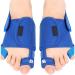 COOVS 1 Pair Bunion Corrector Bunion Toe Separators with Adjustable Size Breathable Magic Sticker Bond Design for Hallux Valgus Bunion Pain Relief Day Night Support