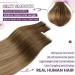 LAAVOO Tape Extensions Real Hair Balayage Ombre Brown & Blonde | 30cm 20PCS Invisible Smooth Perfect for All Hair Types - Buy Online on GoSupps.com