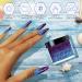 28g Blue & Purple Glitter Color Change Dip Powder Nails - Long-lasting No UV Light Needed (W-No.5) | International Shipping - Buy Online on GoSupps.com