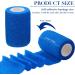 36 Pack Self Adhesive Bandage Wrap - Athletic Elastic Cohesive Tape for Sports First Aid - 3 Inch x 5 Yards - 12 Colors - Buy Online on GoSupps.com