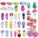 130 pieces of hair clips and hair gums hair clips girl baby hair clips hair tie girls hair clips children hair accessories set with animal clips hair clips hair tie for small children