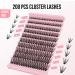 Higu Clace DIY Lash Extension Kit - 200pcs D Curl Individual Lashes 8-18mm Waterproof Bond & Seal Tweezers for Home Use - 3 Count Eyelash Extension Kit - Buy Online on GoSupps.com