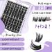Lash Clusters 208 PCS Individual Eyelash Extensions D-8-16MM B05 Wispy Soft Comfortable Band False Lashes - DIY Lash Kit B05+B05 - Buy Online on GoSupps.com