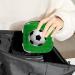 Period Bag Sanitary Napkin Storage & Travel Makeup Pouch - Football & Green - Buy Online on GoSupps.com