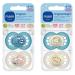 MAM Original Day & Night Baby Pacifiers Set | 4 Sustainable Silicone Pacifiers for Ages 6-16 Months | Raccoon & Fox Designs | Organic Materials | Includes Pacifier Box - Buy Online on GoSupps.com