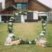 Fogein 6.6ft Round Backdrop Stand - Metal Circle Arch Stand for Wedding & Party Decor (Gold) - Buy Online on GoSupps.com