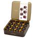 Rose Turkish Delight Lokum Covered with Chocolate In Gift Box Tin 300g 16 pieces Chateau de Mediterranean