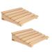 VIAMO sauna headrest headboard backrest made of abachi wood (set of 2 pieces) 39.5 cm x 30 cm size 2 (1 pack)
