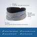 Large Neck Brace for Pain Relief & Support - Soft Cervical Collar for Sleep - Stabilizes Spine, Relieves Pressure - Men & Women (3.5 Depth, Size L) - Buy Online on GoSupps.com