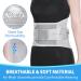 Back Brace for Lower Back Pain - Lumbar Support for Herniated Disc & Sciatica Relief - Unisex Grey M - Buy Online on GoSupps.com