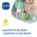 Mam Perfect Day & Night Pacifier Set - Tooth-Friendly Glow-in-the-Dark Baby Pacifiers (6-16 Months) - Eco-Friendly Silicone with Box - Bear & Elephant Design - Buy Online on GoSupps.com
