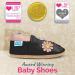 Soft Sole Baby Shoes for Boys and Girls | Leather Toddler Walking Shoes 2-3 Years | Pretty Flowers Design - Buy Online on GoSupps.com