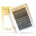 280Pcs Individual Lashes Lash Clusters 40D-0.07D-8-16MIX False Eyelashes Wisps Reusable Cluster Lashes that Look Like Eyelash Extensions at Home D Curl (40D 0.05D 8-16MIX) I-40D
