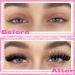 DIY Lash Extension Kit - Fluffy D Curl Cluster Lashes | 80D Volume Individual Eyelash Extensions with Bond Seal & Tweezers by HeyAlice - Buy Online on GoSupps.com