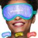 Eye mask cooling & warming - cool pads & face - cooling masks eyes against dark circles blepharitis migraines headache swollen & dry eyes (turquoise)