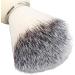White Barber Duster Brush Easy Cleaning Neck Duster Brush with Curved Handle Face Duster Brush for Hair Cutting Portable Compact Barber Brush for Broken Hair Beard Removal - Buy Online on GoSupps.com