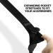 USA Gear TrueSHOT Neoprene Camera Strap with Pockets, Quick Release Buckles - Compatible with Canon, Nikon, Sony - DSLR/Mirrorless - Black - Buy Online on GoSupps.com