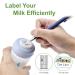 Maymom Wide-Mouth Milk Storage Collection Bottle 6pc Set for Spectra/Motif/Ameda Pumps - Compatible with S1 S2 - 4.7oz/140mL - SureSeal Sealing Disk - BPA Free - Buy Online on GoSupps.com