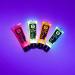 UV Glow Blacklight Face and Body Paint Set - 4 Tubes, 0.34oz each - Neon Fluorescent - Buy Online on GoSupps.com